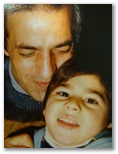 Con il figlio Peppino