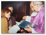 Il battesimo del figlio Peppino