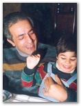 Con il figlio Peppino